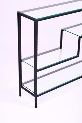 Консоль AllConsoles Консольный стол 1012-CB loft clear черный муар арт. 1012-CB loft clear