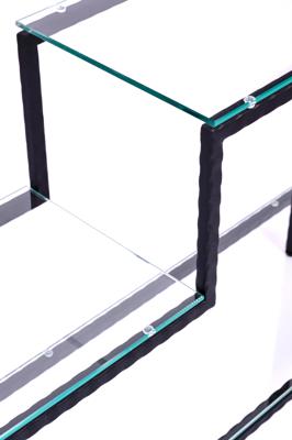 Консоль AllConsoles Консольный стол 1012-CB loft clear черный муар арт. 1012-CB loft clear