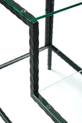 Консоль AllConsoles Консольный стол 1013-CB loft clear черный муар арт. 1013-CB loft clear