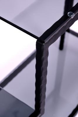 Консоль AllConsoles Консольный стол 1012-CB loft grey черный муар арт. 1012-CB loft grey