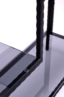Консоль AllConsoles Консольный стол 1012-CB loft grey черный муар арт. 1012-CB loft grey