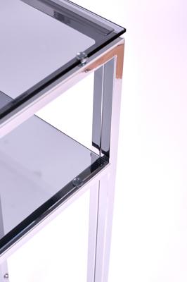 Консоль AllConsoles Консольный стол 1044-CS grey серебряный арт. 1044-CS grey