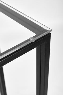 Консоль AllConsoles Консольный стол 1074-CB clear черный муар арт. 1074-CB clear