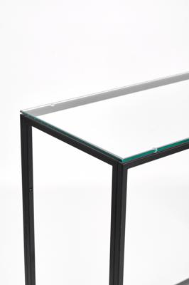Консоль AllConsoles Консольный стол 1081-CB clear черный муар арт. 1081-CB clear