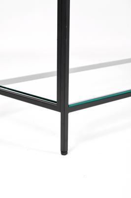 Консоль AllConsoles Консольный стол 1081-CB clear черный муар арт. 1081-CB clear
