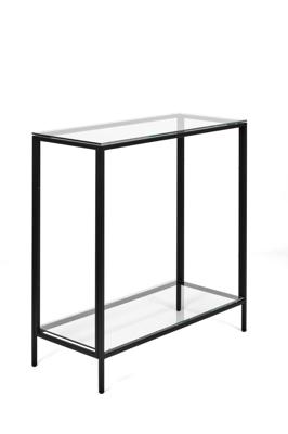 Консоль AllConsoles Консольный стол 1083-CB clear черный муар арт. 1083-CB clear