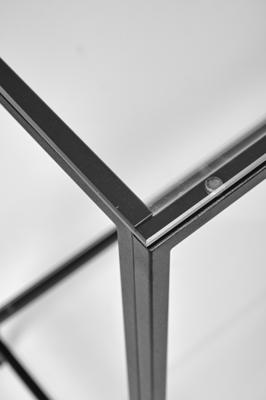 Консоль AllConsoles Консольный стол 1083-CB clear черный муар арт. 1083-CB clear