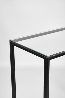 Консоль AllConsoles Консольный стол 1083-CB clear черный муар арт. 1083-CB clear
