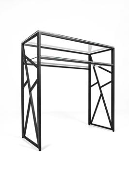 Консоль AllConsoles Консольный стол 1091-CB clear черный муар арт. 1091-CB clear
