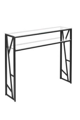 Консоль AllConsoles Консольный стол 1092-CB clear черный муар арт. 1092-CB clear