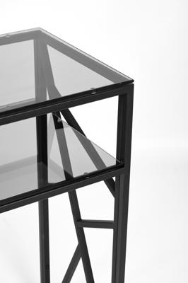 Консоль AllConsoles Консольный стол 1093-CB grey черный муар арт. 1093-CB grey
