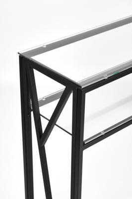 Консоль AllConsoles Консольный стол 1094-CB clear черный муар арт. 1094-CB clear