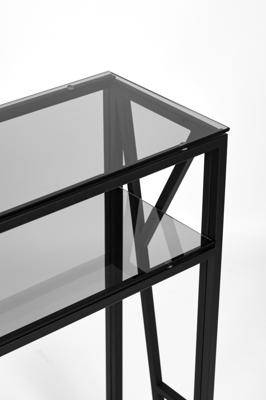 Консоль AllConsoles Консольный стол 1094-CB grey черный муар арт. 1094-CB grey