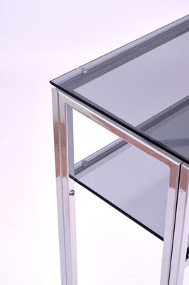 Консоль AllConsoles Консольный стол 1042-CS grey серебряный арт. 1042-CS grey