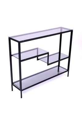 Консоль AllConsoles Консольный стол 1012-CB grey черный муар арт. 1012-CB grey