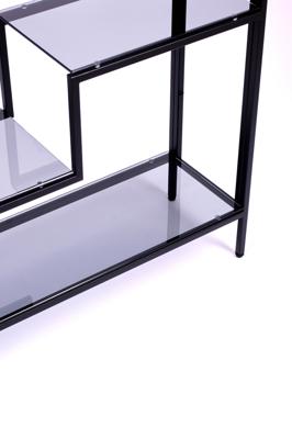 Консоль AllConsoles Консольный стол 1014-CB grey черный муар арт. 1014-CB grey