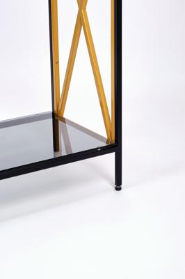 Консоль AllConsoles Консольный стол 1031-CB_G grey черный муар, золотой арт. 1031-CB_G grey