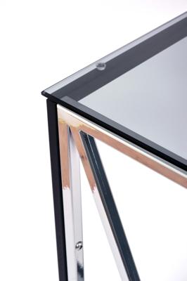 Консоль AllConsoles Консольный стол 1031-CB_S grey черный муар, серебряный арт. 1031-CB_S grey
