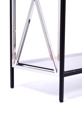Консоль AllConsoles Консольный стол 1033-CB_S grey черный муар, серебряный арт. 1033-CB_S grey