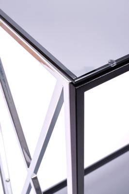 Консоль AllConsoles Консольный стол 1033-CB_S grey черный муар, серебряный арт. 1033-CB_S grey