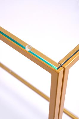 Консоль AllConsoles Консольный стол 1081-CG clear золотой арт. 1081-CG clear