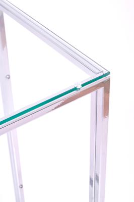 Консоль AllConsoles Консольный стол 1081-CS clear серебряный арт. 1081-CS clear