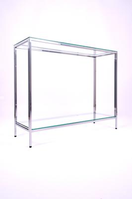 Консоль AllConsoles Консольный стол 1081-CS clear серебряный арт. 1081-CS clear