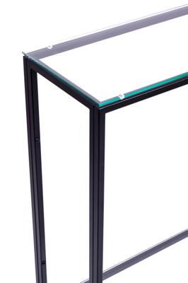 Консоль AllConsoles Консольный стол 1082-CB clear черный муар арт. 1082-CB clear
