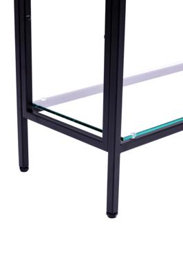 Консоль AllConsoles Консольный стол 1082-CB clear черный муар арт. 1082-CB clear