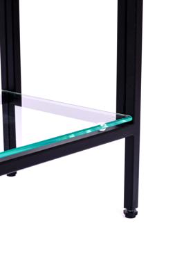 Консоль AllConsoles Консольный стол 1082-CB clear черный муар арт. 1082-CB clear