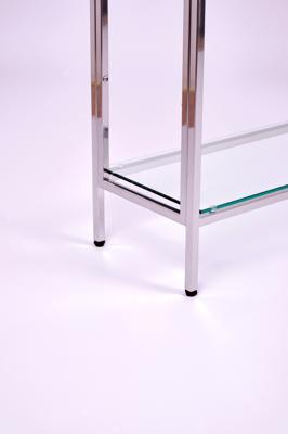 Консоль AllConsoles Консольный стол 1082-CS clear серебряный арт. 1082-CS clear