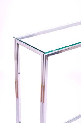 Консоль AllConsoles Консольный стол 1082-CS clear серебряный арт. 1082-CS clear