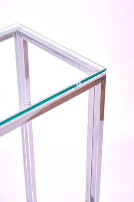 Консоль AllConsoles Консольный стол 1082-CS clear серебряный арт. 1082-CS clear