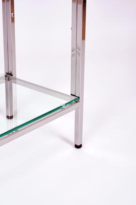 Консоль AllConsoles Консольный стол 1082-CS clear серебряный арт. 1082-CS clear