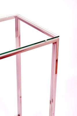 Консоль AllConsoles Консольный стол 1083-CS clear серебряный арт. 1083-CS clear