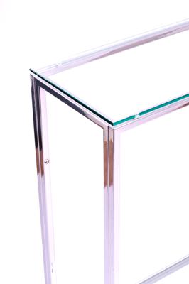 Консоль AllConsoles Консольный стол 1084-CS clear серебряный арт. 1084-CS clear