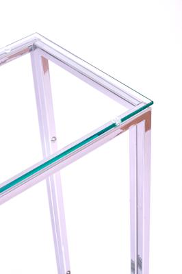 Консоль AllConsoles Консольный стол 1084-CS clear серебряный арт. 1084-CS clear