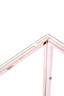 Консоль AllConsoles Консольный стол 1084-CS clear серебряный арт. 1084-CS clear