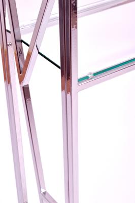 Консоль AllConsoles Консольный стол 1092-CS clear серебряный арт. 1092-CS clear