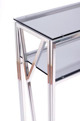 Консоль AllConsoles Консольный стол 1092-CS grey серебряный арт. 1092-CS grey