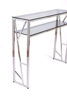 Консоль AllConsoles Консольный стол 1092-CS grey серебряный арт. 1092-CS grey