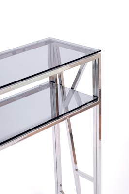 Консоль AllConsoles Консольный стол 1092-CS grey серебряный арт. 1092-CS grey