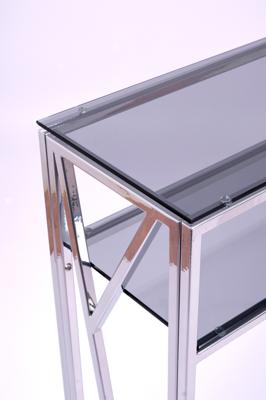 Консоль AllConsoles Консольный стол 1092-CS grey серебряный арт. 1092-CS grey