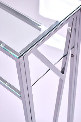 Консоль AllConsoles Консольный стол 1094-CS clear серебряный арт. 1094-CS clear