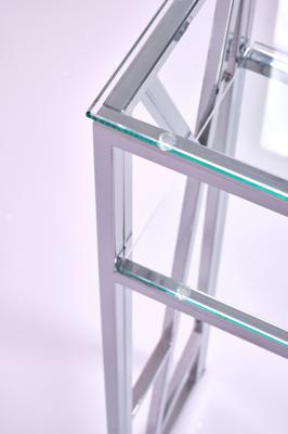 Консоль AllConsoles Консольный стол 1094-CS clear серебряный арт. 1094-CS clear
