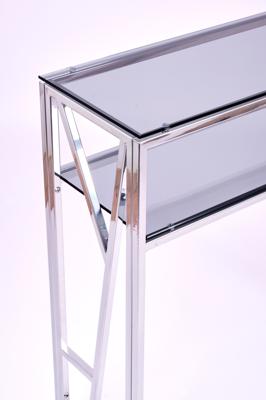 Консоль AllConsoles Консольный стол 1094-CS grey серебряный арт. 1094-CS grey