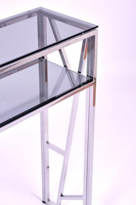 Консоль AllConsoles Консольный стол 1094-CS grey серебряный арт. 1094-CS grey