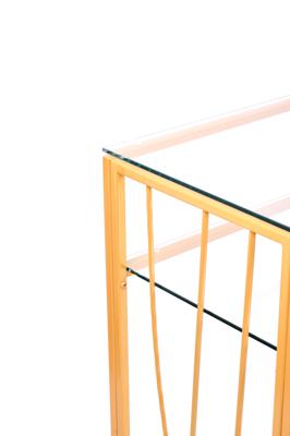 Консоль AllConsoles Консольный стол 1121-CG clear золотой арт. 1121-CG clear