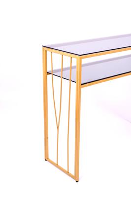 Консоль AllConsoles Консольный стол 1121-CG grey золотой арт. 1121-CG grey