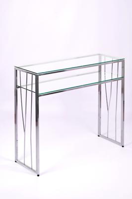 Консоль AllConsoles Консольный стол 1121-CS clear серебряный арт. 1121-CS clear